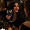 Custom Witchy Stemmed Wine Glass - Personalized Halloween Gifts For Witch, Wife, Daughter, Besties, Sisters, Granddaughter, Grandma, Mom, Yourself - My Daily Witchy Ritual