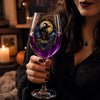 Custom Witchy Stemmed Wine Glass - Personalized Halloween Gifts For Witch, Wife, Daughter, Besties, Sisters, Granddaughter, Grandma, Mom, Yourself - My Daily Witchy Ritual
