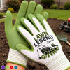 Custom Coated Grip Gardening Gloves - Personalized Birthday Garden Gifts For Gardeners,  Husband, Son, Grandson, Brother, Grandpa, Dad, Yourself - Lawn Legend At Work