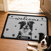 Custom Photo Home Decor Decorative Mat - Personalized Birthday Gifts For Dog Cat Lovers, Dog Dad And Mom, Cat Owners - Walk On Furry Joy
