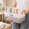 Custom Storage Basket - Personalized Bookish Gifts For Book Lovers, Bookworms, Readers - Lost Between The Pages