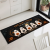 Custom Boo Runner Rug - Personalized Halloween Decor Gifts For Mom, Dad, Brother, Sister - Spooktacular Family Crew