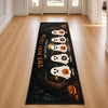Custom Boo Runner Rug - Personalized Halloween Decor Gifts For Mom, Dad, Brother, Sister - Spooktacular Family Crew