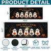 Custom Boo Runner Rug - Personalized Halloween Decor Gifts For Mom, Dad, Brother, Sister - Spooktacular Family Crew