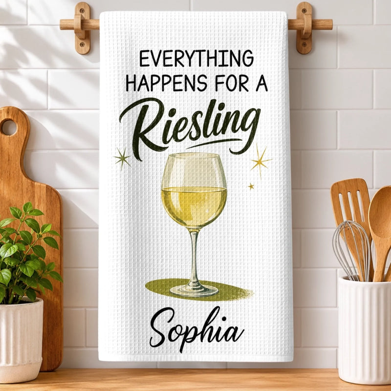 Custom Kitchen Towel - Personalized Birthday Gifts For Wife, Daughter, Besties, Sisters, Granddaughter, Grandma, Mom, Yourself - Simply Being Me