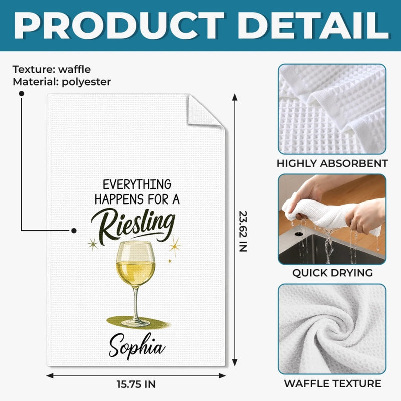 Custom Kitchen Towel - Personalized Birthday Gifts For Wife, Daughter, Besties, Sisters, Granddaughter, Grandma, Mom, Yourself - Simply Being Me