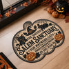 Custom Shaped Doormat - Personalized Halloween Decor Birthday Gifts For Mom, Dad, Brother, Sister - Home Of Spooky Cats