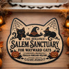 Custom Shaped Doormat - Personalized Halloween Decor Birthday Gifts For Mom, Dad, Brother, Sister - Wicked Cats Live Here