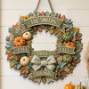 Custom Wood Sign - Personalized Birthday Gifts For Mom, Dad, Brother, Sister - Welcome To Autumn Days