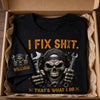 Custom T-Shirt - Personalized Birthday Gifts For Husband, Son, Grandson, Brother, Grandpa, Dad, Yourself - Built To Keep It Running