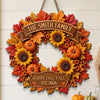 Custom Wood Sign - Personalized Birthday Gifts For Mom, Dad, Brother, Sister - Warm Fall Sunshine Welcome