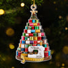 Custom Acrylic Ornament - Personalized Christmas Birthday Tailor Gifts For Sewer, Seamstress - Threaded With Love And Cheer