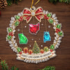 Custom Long Distance Acrylic Ornament - Personalized Christmas Birthday Gifts For Mom, Dad, Brother, Sister - No Distance Too Far Today