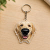 Custom Photo Squishy Nose Acrylic Keychain – Personalized Birthday Gifts For Dog Lovers, Dog Dad And Mom - Happy Rides With Your Pup