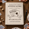 Custom Hardcover Journal - Personalized Anniversary Wedding Gifts For Husband And Wife, Him And Her - All Is Fair In Game Night