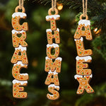 Custom Name Gingerbread Christmas Gifts - Personalized Letter Ornament
