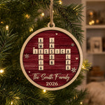 Custom Name Family Christmas Gifts - Personalized Ornament