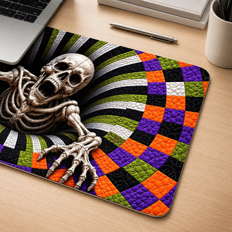 Halloween Skeleton Desk Decor - Desk Mat