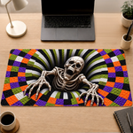 Halloween Skeleton Desk Decor - Desk Mat