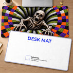 Halloween Skeleton Desk Decor - Desk Mat