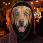 Custom Pet Photo Zombie Dog Halloween Gifts - Personalized Balaclava Mask