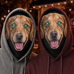 Custom Pet Photo Zombie Dog Halloween Gifts - Personalized Balaclava Mask