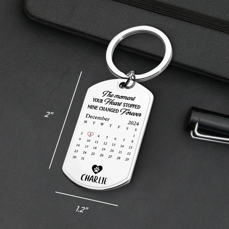 Custom Pet Photo Memorial Gifts - Personalized Keychain