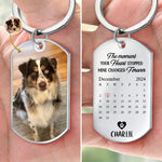 Custom Pet Photo Memorial Gifts - Personalized Keychain