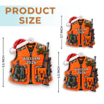 Custom Name Hunting Christmas Gifts for Hunters - Personalized Acrylic Ornament