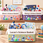 Custom Name Science Gifts for Kids - Personalized Storage Basket