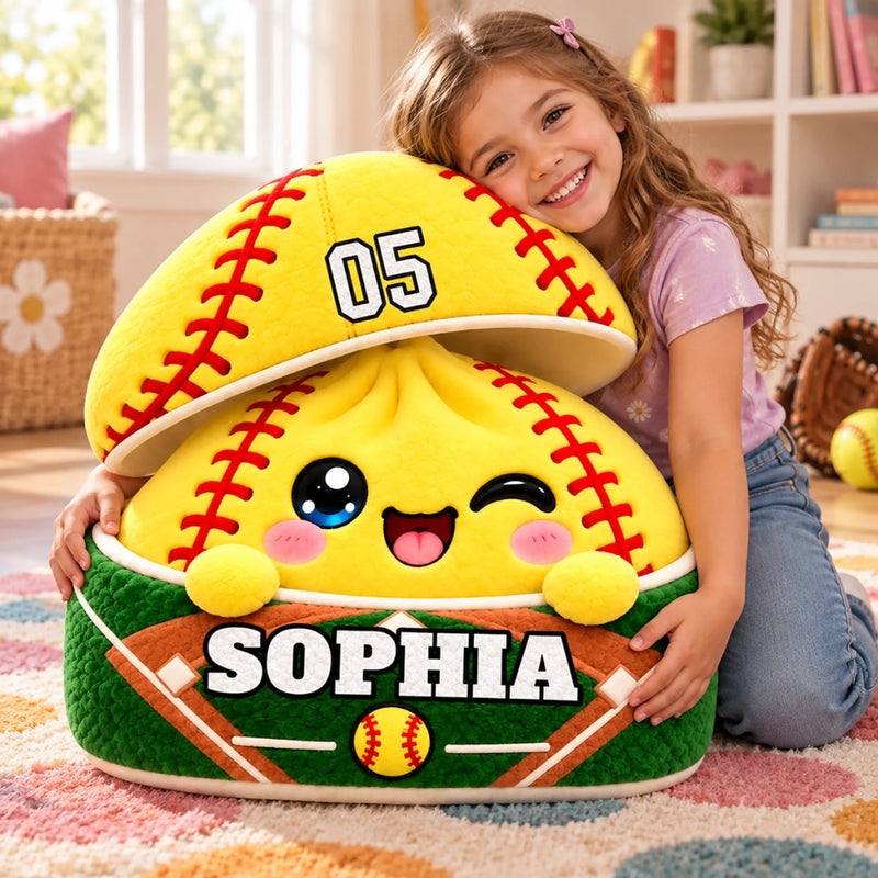 Custom Name Basketball Gifts for Boys, Girls - Personalized Shaped Pillow
