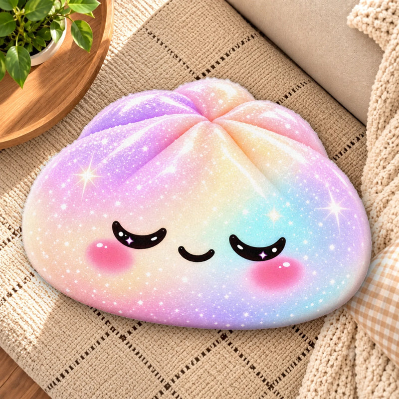 Custom Rainbow Kawaii Squishy Character Gifts For Kids - Personalized Shaped Pillow