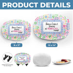 Custom Name Mahjong Snack Party Gifts - Personalized Platter