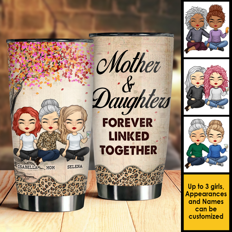 Custom Name Mother Daughter Gifts - Personalized Tumbler