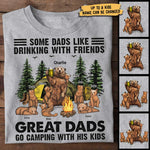 Custom Name Camping Gifts for Dads - Personalized Apparel