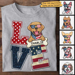 Custom Name Corgi Patriotic Gifts for Dog Lovers - Personalized Apparel
