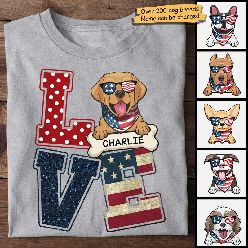 Custom Name Corgi Patriotic Gifts for Dog Lovers - Personalized Apparel