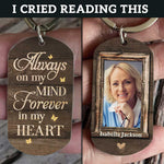 Custom Photo Memorial Keepsake Gifts - Personalized Keychain