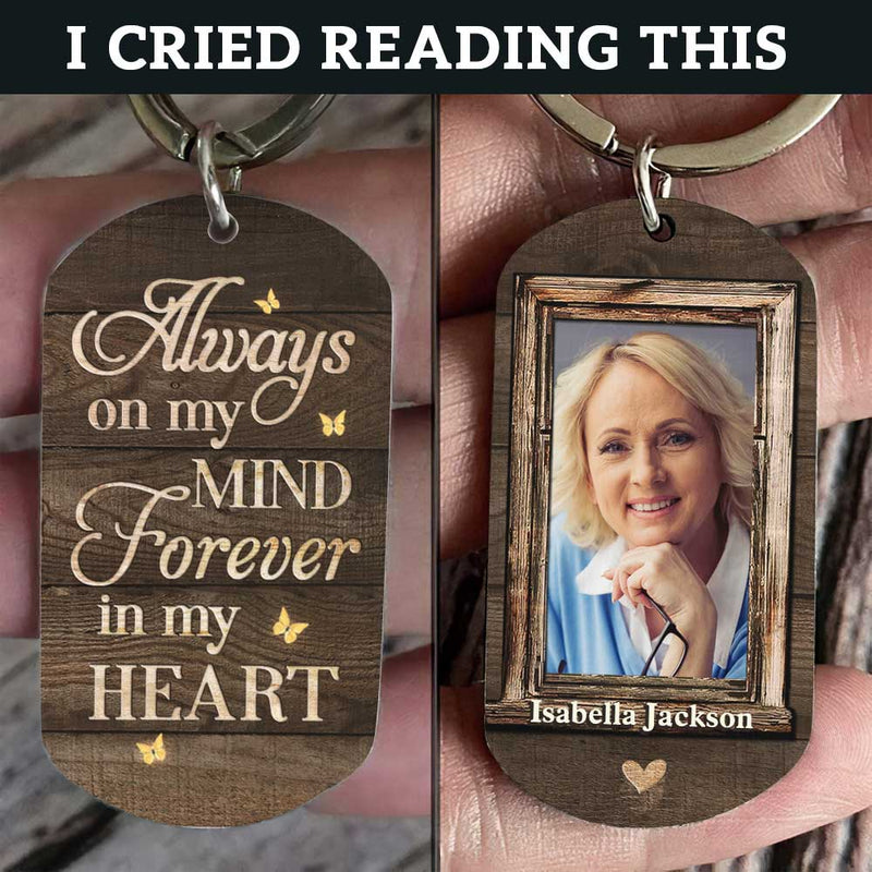 Custom Photo Memorial Keepsake Gifts - Personalized Keychain