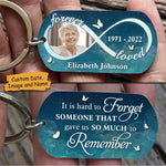 Custom Photo Memorial Gifts for Loved Ones - Personalized Keychain