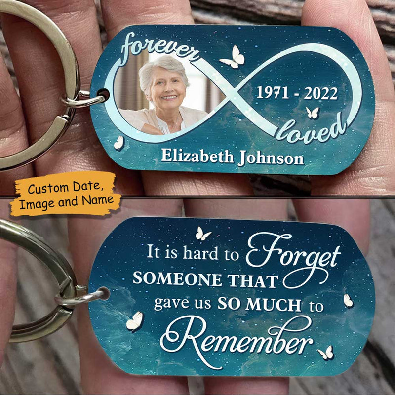 Custom Photo Memorial Gifts for Loved Ones - Personalized Keychain