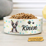 Custom Name Cat Gifts for Pet Lovers - Personalized Pet Bowl