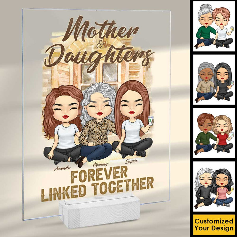 Custom Name Mother and Daughter Gifts for Women - Personalized Acrylic Plaque