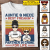 Auntie & Niece - Personalized Unisex T-Shirt