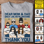 Custom Name Funny Family Gifts for Mom and Dad - Personalized Apparel