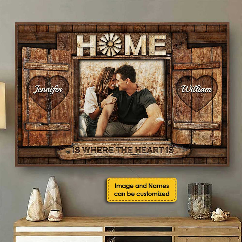 Custom Photo Couple Home Decor - Personalized Poster