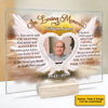 In Death I Love You Still - Personalized Acrylic Plaque - Upload Image, Husband Wife