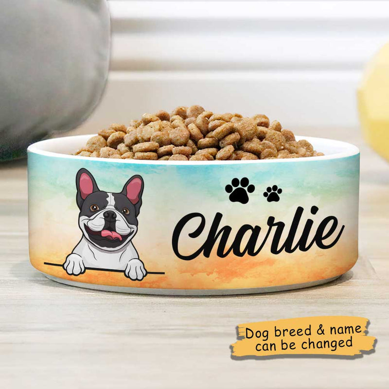 Custom Name Dog Gifts for Pet Lovers - Personalized Pet Bowl