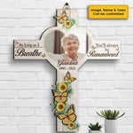 Custom Photo Grandma Memorial Gifts - Personalized Wood Sign