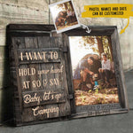 Custom Photo Camping Couple Gifts - Personalized Canvas